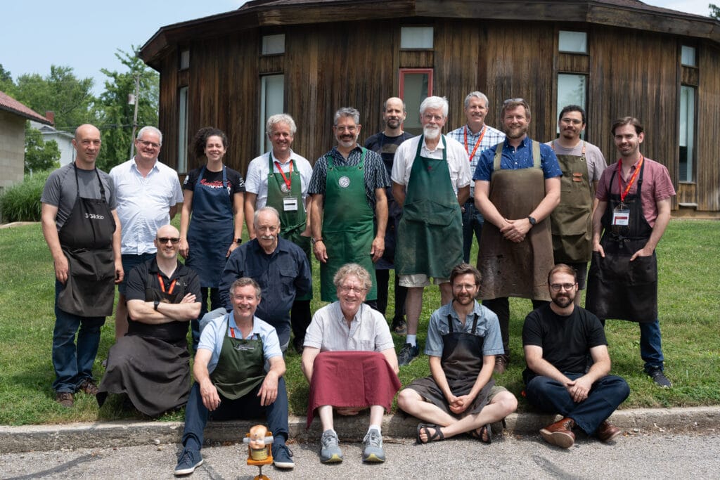 Group Photo outside workshop